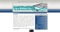 Desktop Screenshot of handypakete.de