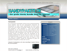 Tablet Screenshot of handypakete.de